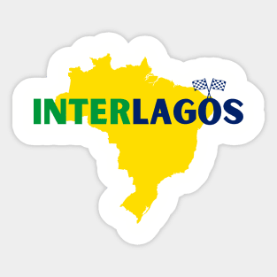 Interlagos Motorsport Racing graphic design Sticker